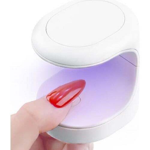 16W Mini Nail Dryer UV Lamp Manicure Machine Single Finger Nails Art Tool Gel Polish Nail Dryer LED Nail Lamp Manicure Tools