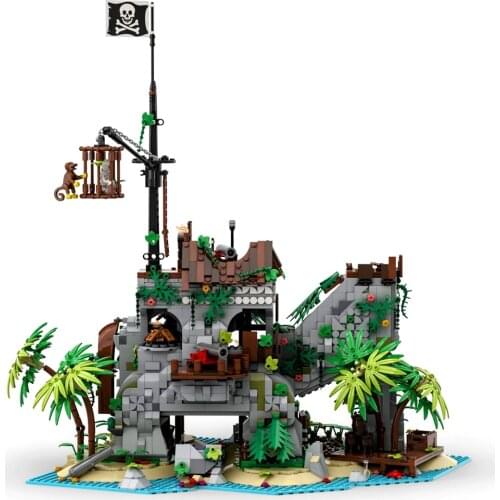 Authorized 2979Pcs Forbidden Island MOC-77171 Building Blocks Model Kits Compatible With 21322 (Licensed Designed By Llucky)