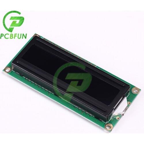 1602A LCD Display Module DC 5V 16x2 Red Character Dot Black Background Parallel Port SPLC44780C Controller Module For Arduino