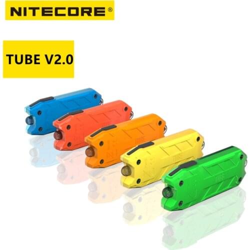 NITECORE Flashlight TUBE Keychain Light USB Rechargeable Built-in battery EDC Pocket Ultra-light Led Mini Lightweight Flashlight