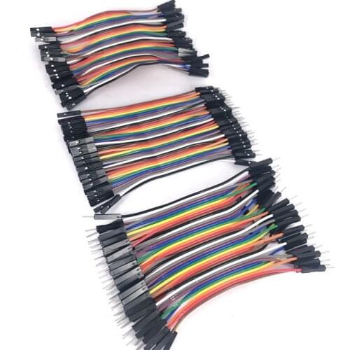 Dupont Line 10cm Male to Male+Female to Male + Female to Female Jumper Wire Dupont Cable for arduino DIY KIT