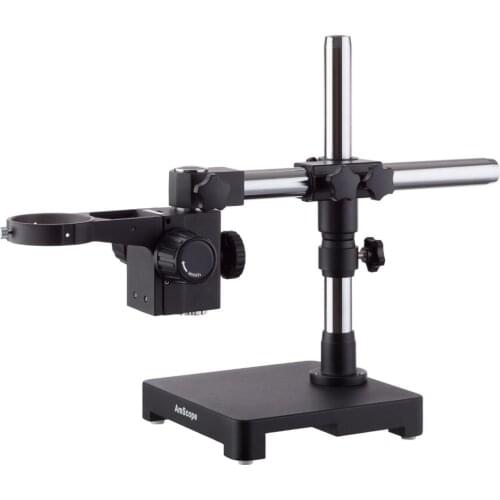 AmScope Sturdy Microscope Single-arm Boom Stand with Black Finish SAB