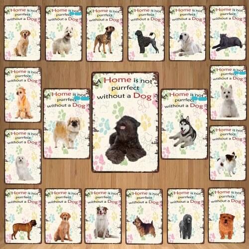 Warning Beware Attack Cat Watch Dog on Duty Pet Metal Plate Wall Pub Restaurant Home Art Decor Iron Poster Cuadros DC-5555A