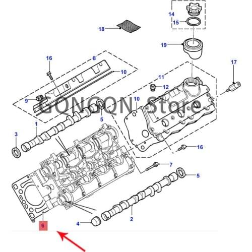 CAR Cylinder Head Gasket 1996 -2006lan dro ve rfr eel and er engine cylinder head gasket assembly, cylinder head gasket, cylinde
