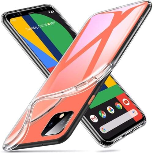 For Google Pixel 4 Case Ultra Thin Soft TPU Clear Case Cover On For Google Pixel 4 XL Pixel4 4A 5Funda Coque