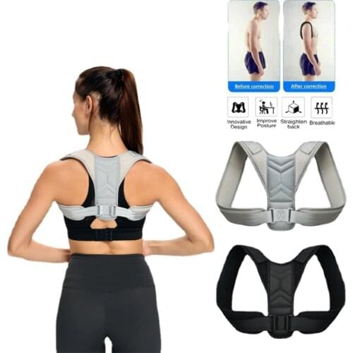Adjustable Posture Corrector Back Support Shoulder Back Brace Men Women Spine Postura Correction Belt Prevent Slouching Health
