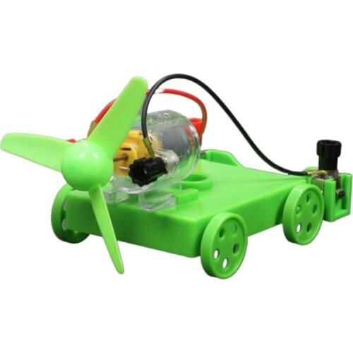 DIY Assembly Electric Car Wind Power Experiment Physics Learning Student Toy Safe to Operate Educational Toys