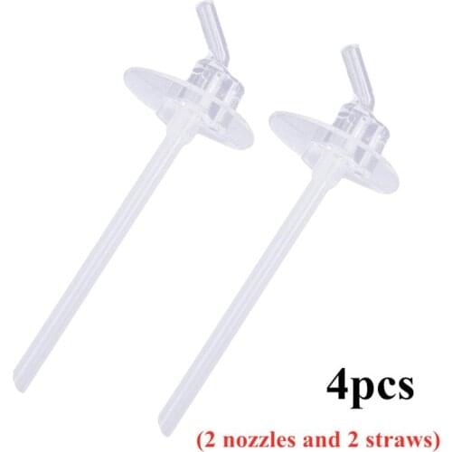 4Pcs Replacement Straws Cap Silicone Drinking Straw Cup Lid Nozzle For Thermal Bottle Silicone Drinking Straws Cup Lid Nozzle