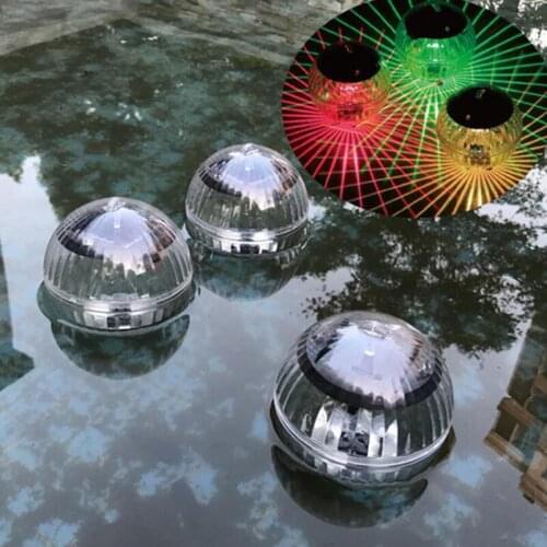Led Solar Lamp Solar Powered Water Floating Ball Lamp LED Outdoor Underwater Light for Yard Pond Garden Pool Decoration Light