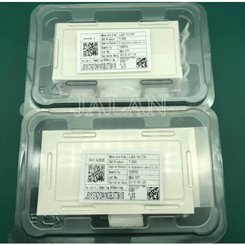 Factory price TOCA Film for iphone x xs-max125um 100pcs in frame Re mark OCA for lcd diaplay touch screen glass panel repair