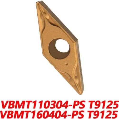 100% Original VBMT VBMT110304-PS T9125 VBMT160404-PS CNC lathe Insertion Carbide Insert Efficient And Durable Quality Assurance