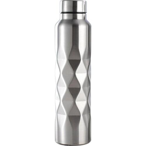 1000Ml Single-Wall Stainless Steel Water Bottle Gym Sport Bottles Portable Cola Beer Drink Bottle