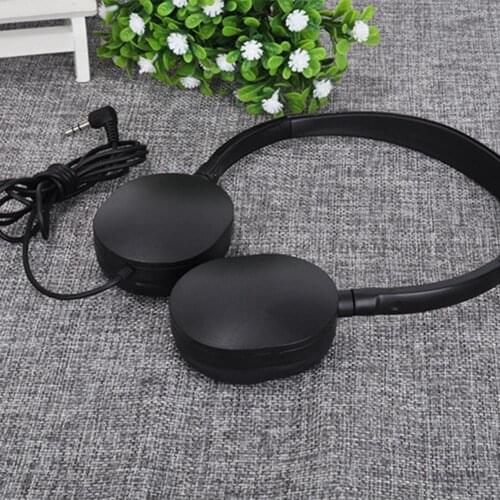 3.5mm Wired Retractable Portable Heavy Bass Headphone for Gaming/Online Courses