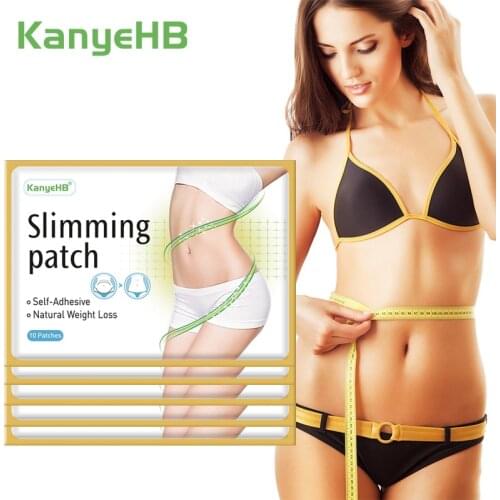 50Pcs/5 Bags Slimming Patch Fast Burning Fat&Lose Weight Products Natural Herbs Navel Sticker Body Shaping Patche Best Gift A451