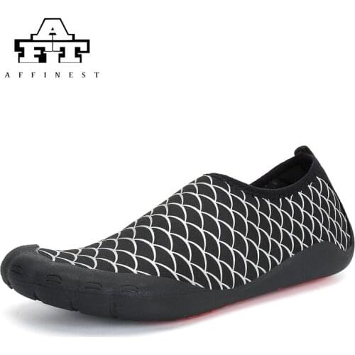 AFFINEST Water Shoes For Man Quick Drying Five Finger Swimming Shoes barefoot shoes Summer Seaside Male Surfing Beach Shoes