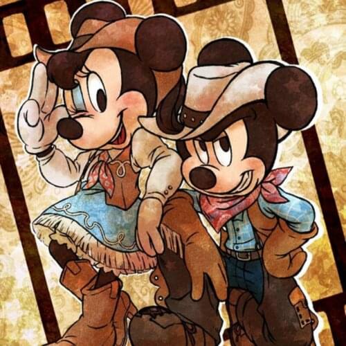 Diy Diamond Painting Disney Cross Stitch Kits 5D Diamond Embroidery Cartoon Mickey Mouse Mosaic Home Decor