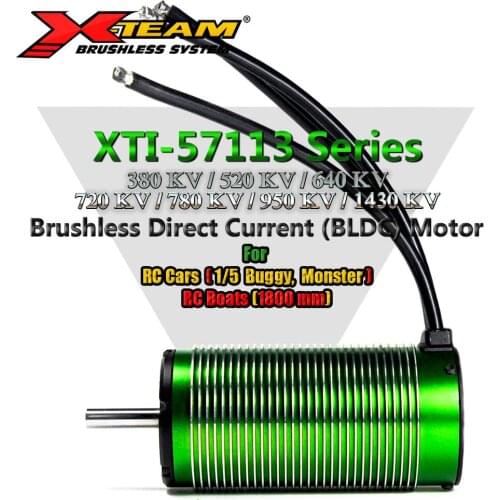 X-TEAM 57113 Series 950KV 800KV 650KV 450KV Brushless Motor BLDC Motor for 1/5 Buggy Monster RC Cars