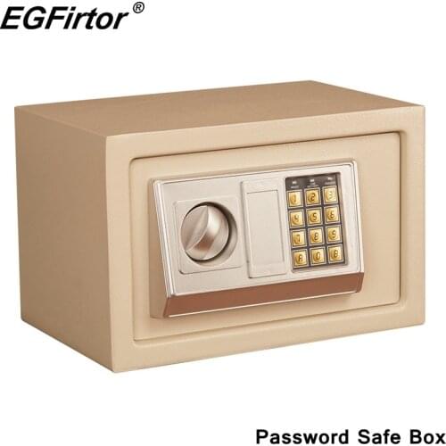Digital Password Mini Safety Box Drop Cash Safe Box Jewelry Home Office Wall Type Security Alarm Box Anti-theft Safe Box