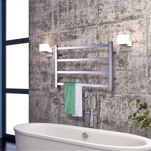 Free Shipping Stainless Steel 304 Electric Wall Mounted Towel Warmer ,Bathroom Accessories Racks,Heated Towel Rail TW-RT3