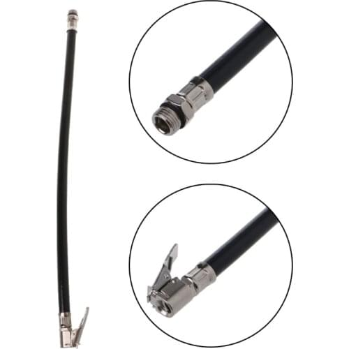 M2ED Motorcycle Bicycle Car Flexible Clip On Air Tyre Tire Chuck Inflator Hose Tool