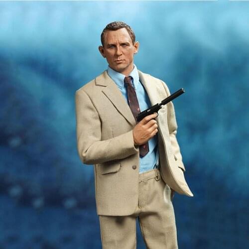 PRESENT TOYS 1/6 PT-sp08 Agent 007 Daniel Craig Figure Model 12'' Full Set Male Soldier Action Doll