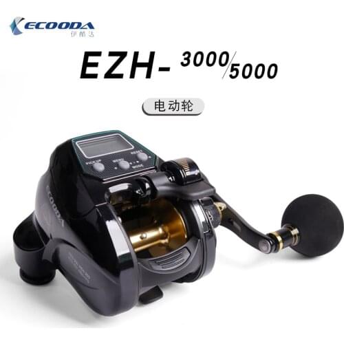 Ecooda New modle EZH3000 EZH5000 electric reel fishing reel boat fishing reel saltwater ocean fishing reel 11BB