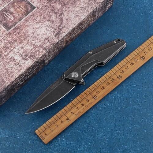 Kershaw 1318 folding pocket outdoor camping hunt knife 8CR13MOV blade steel handle Tactical Survival Utility knives EDC tools