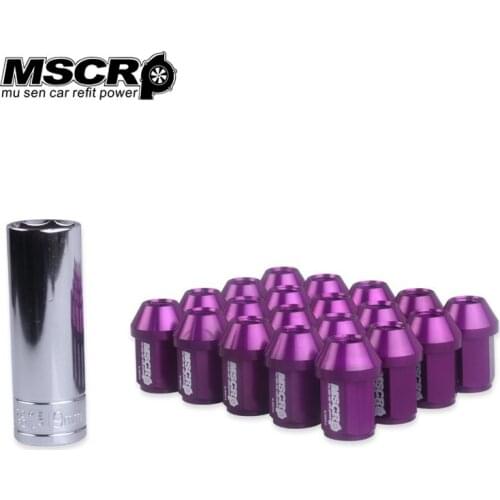 Wheel Lug Nut Alloy 7075 Aluminum Wheel Lock Nuts Racing Lug Nuts Length 35MM 12x1.5 For Honda