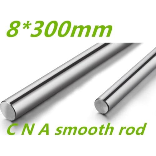 Free shipping linear rod 8mm 300mm length 8mm*300mm linear shaft Cylinder slide linear rails SK8 SHF8