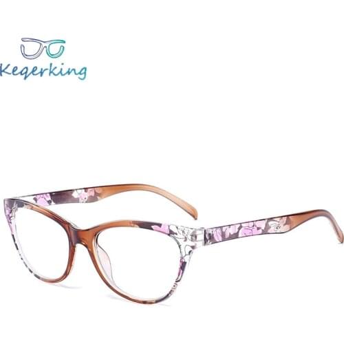 Cat Eye Reading Glasses Women Men Lightweight Presbyopic Reading Glasses 1.0 1.5 2.0 2.5 3.0 3.5 4.0 Presbyopia Eyewear HA-10