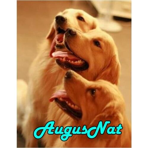 Full square golden retriever diamond painting dogs diamond embroidery sticker diamant dotz beads picture diamont mosaic animal