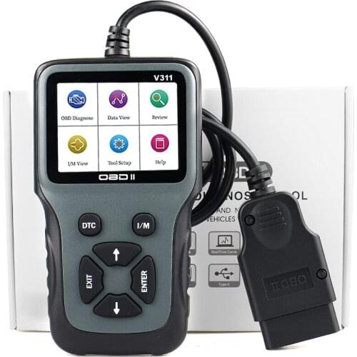 Engine Fault Code Reader Scan Tools V311 OBD2 Universal Car Diangostic Scanner Automobile Fault Detector