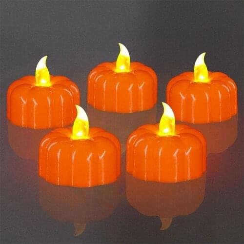 LED Pumpkin Lantern Halloween Decorating Lights Holiday Decoration Electric Night Candle Luminous Festival Lamps Courtyard G7L2
