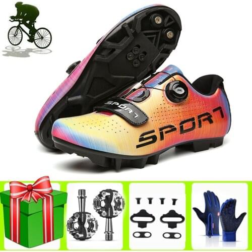 Sapatilha Ciclismo MTB Cycling Shoes Women Outdoor SPD Pedals Sport Bicycle Self-Locking Professional Sneakers Racing Men