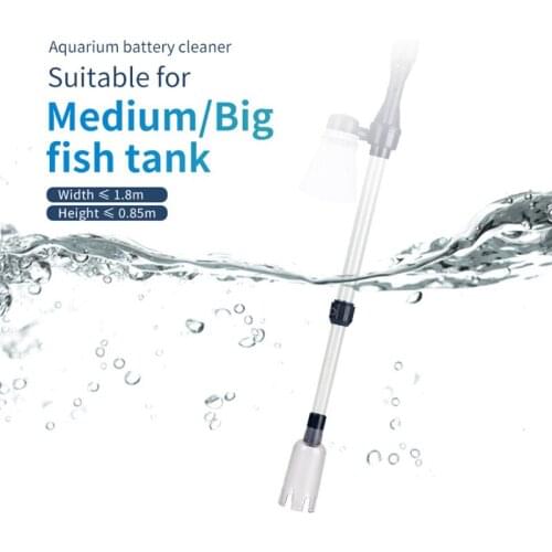 Water Gravel Cleaner Siphon For Fish Tank Water Filter Pump Cleaner Aquarium Electric Water Change Pump Cleaning Changer Tools