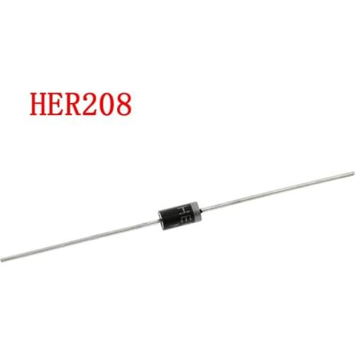 20pcs HER208 2A 1000V DO-15 Ultrafast Recovery Rectifier Diode