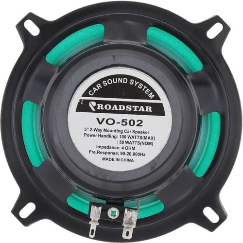 5" 2 Way Vehicle Car Coaxial Speaker Replacement Universal Durable