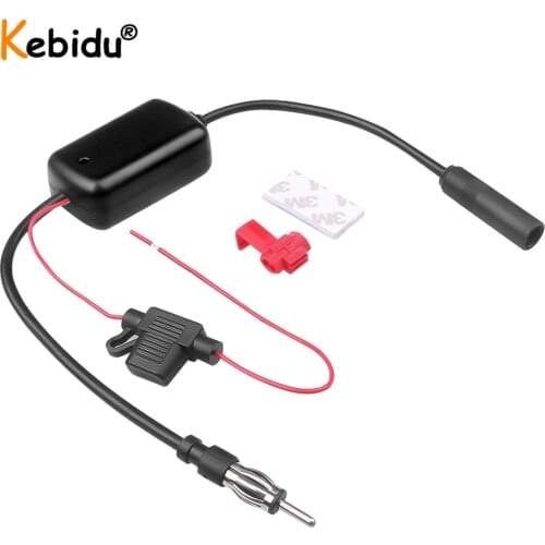 Car Aerial Antenna Universal Automobile Radio Signal Amplifier ANT-208 FM/AM Antenna Booster Windshield Mount Aerials