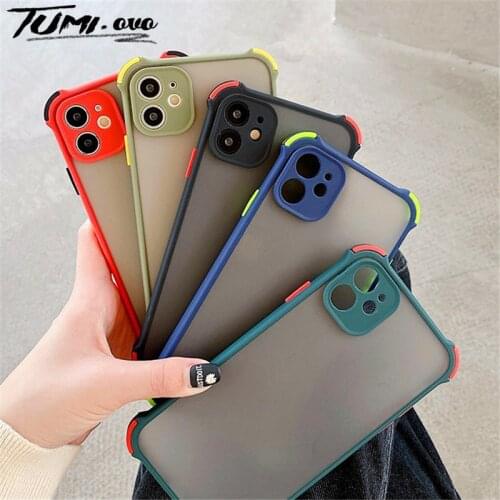 Camera Protection Phone Case For iPhone 12 Pro Shockproof Case For iPhone 12 Mini 11 Pro Xs Max XR X 8 7 6 6S PIus SE 2020 Cover