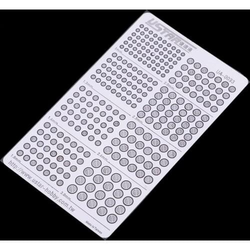 Collectible Modelers DIY Etching Detail Add On Parts Round for Gundam Action Figure #2