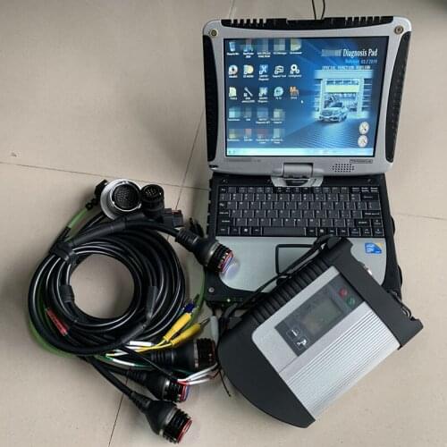 Mb star sd connect c4 compact 4 with ssd 2020.09v hhtwin in cf-19 4G laptop i5cpu super speed win7