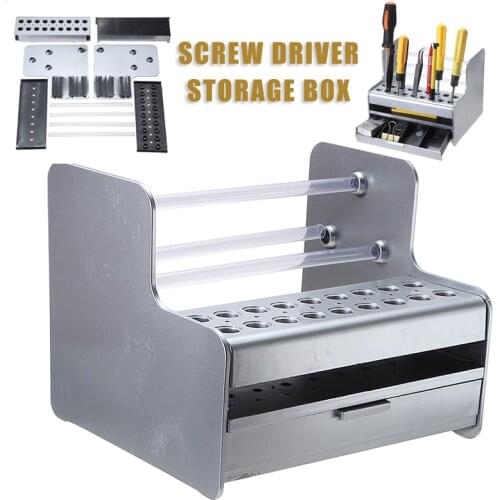 Mobile Phone Maintenance Repair Tool Rack Screwdriver Accessories Storage Racks Drawer