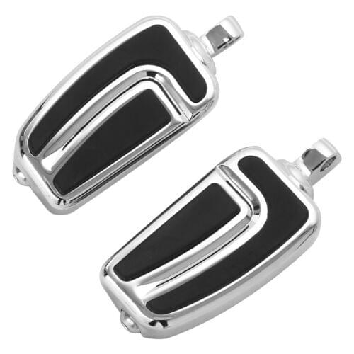 Motorcycle 10mm Male Mount Foot Peg Footrest For Harley Touring Softail Dyna Sportster