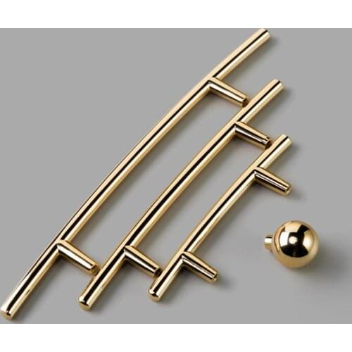 Nordic modern minimalist handle cabinet closet door drawer small handle gold door handle