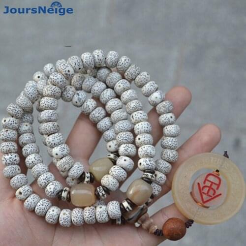 Wholesale XingYue Natural Bodhi Bracelets 108 Bead Claw Pendant High Density Wood Lucky for Men Women Buddhism Necklace Jewelry