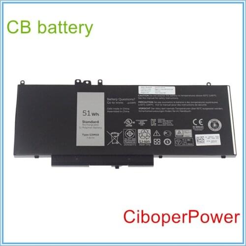 Original quality 51WH Battery G5M10 For E5450 E5550 Notebook 15.6" G5M10 8V5GX