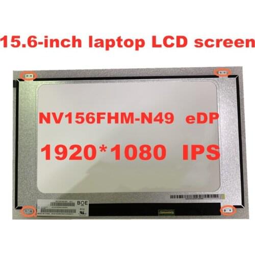 Original IPS NV156FHM-N49 V8.0 NV156FHM N49 V8.2 LED Screen LCD Matrix 15.6-inch 30Pins FHD 1920X1080 Edp LCD screen pane