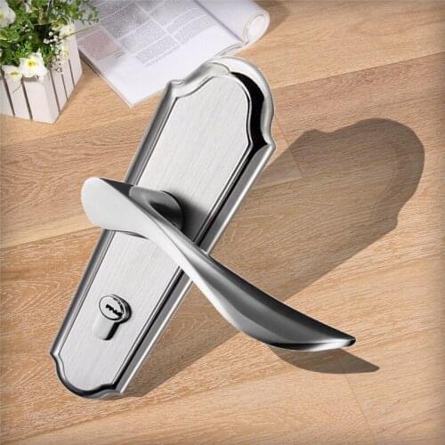 Wire drawing Stainless steel panel Handle Locks Handle lock Direction of double bearings