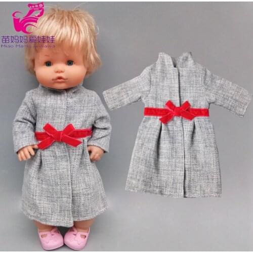 16 inch baby doll Woolen coat for 40cm Nenuco sister doll Ropa y su Hermanita doll clothes accessories