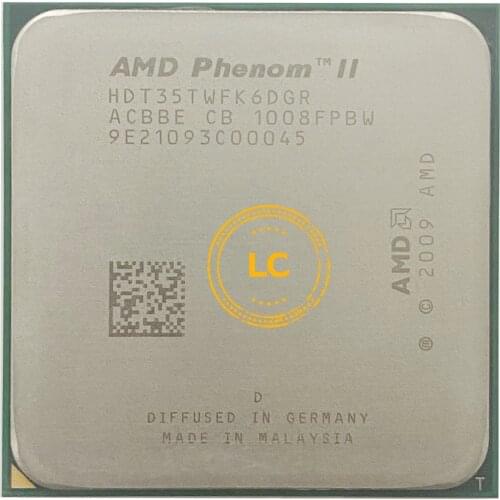 AMD Phenom II X6 1035T 1035 2.6G Six-Core CPU processor HDT35TWFK6DGR Socket AM3